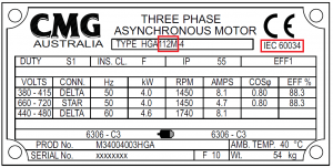 IEC Motor Name plate2